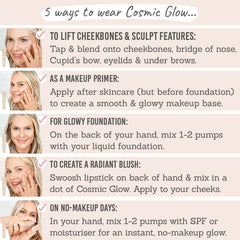 The 5 ways to use Love Katie Cosmic Glow Radiance Booster