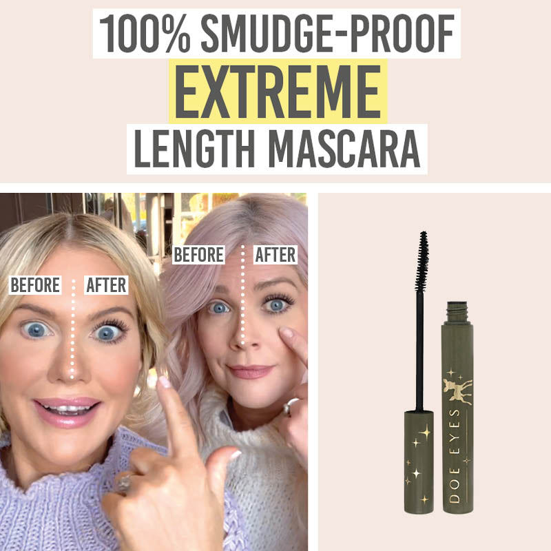 Love Katie Doe Eyes Eye-Opening Mascara before and after results