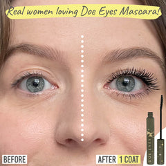 Love Katie Doe Eyes Eye-Opening Mascara real women before and after results on Molly