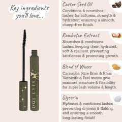 Love Katie Doe Eyes Eye-Opening Mascara key ingredients