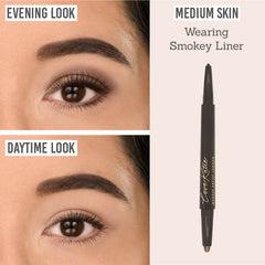 Love Katie Smokey Liner in Dark Chocolate evening and daytime looks
