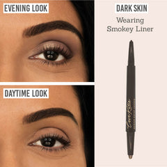Love Katie Smokey Liner in Dark Chocolate evening and daytime looks