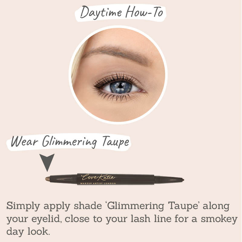 Love Katie Smokey Liner in Dark Chocolate - Daytime smokey eye how to