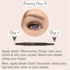 Love Katie Smokey Liner in Dark Chocolate - Evening smokey eye how-to