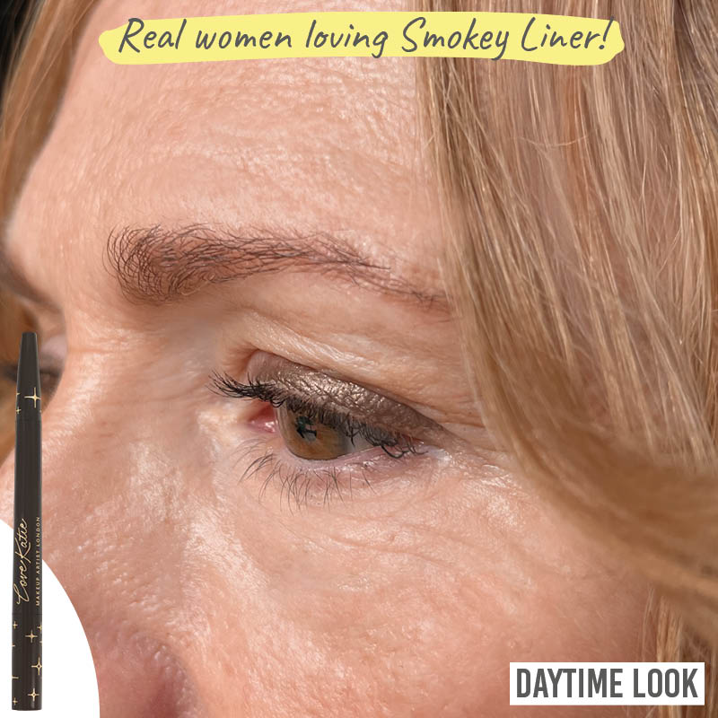 Real women loving Love Katie Smokey Liner in Dark Chocolate - Deborah