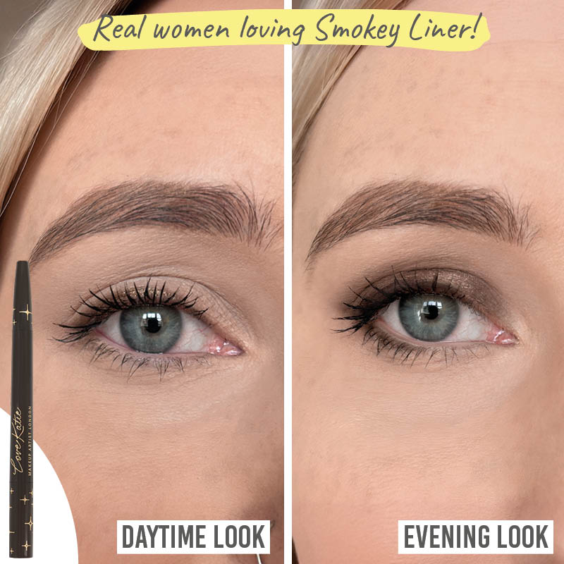 Real women loving Love Katie Smokey Liner in Dark Chocolate - Tash