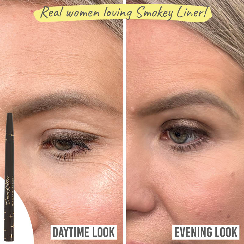 Real women loving Love Katie Smokey Liner in Dark Chocolate - Sandra