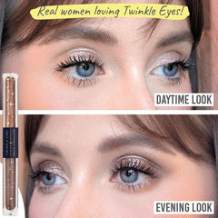 Love Katie Twinkle Eyes Cream Eyeshadow real women daytime and evening look results 