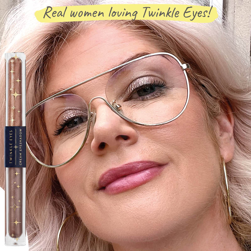 Love Katie Twinkle Eyes Cream Eyeshadow real women results 