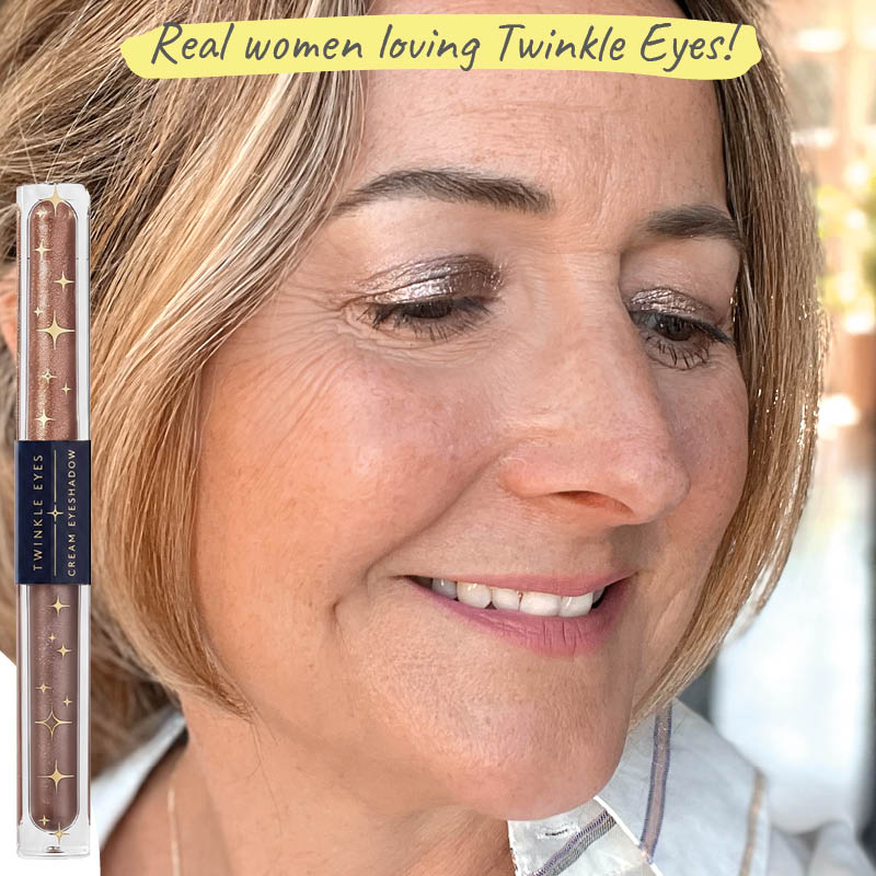 Love Katie Twinkle Eyes Cream Eyeshadow real women results 
