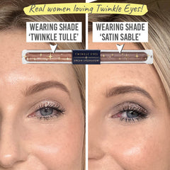 Love Katie Twinkle Eyes Cream Eyeshadow real women daytime and evening look results 