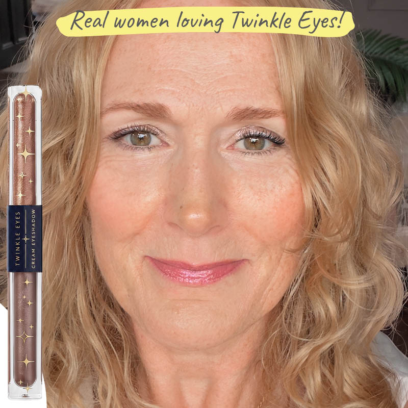 Love Katie Twinkle Eyes Cream Eyeshadow real women results 