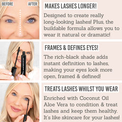 Benefits of Mii Cosmetics Feature Length Lash Lover Mascara