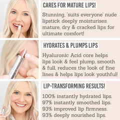 Benefits of Mii Hydraboost Lip Lover Lipstick in shade 'Nudist'