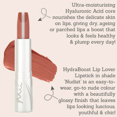 Mii Hydraboost Lip Lover Lipstick in shade 'Nudist' features