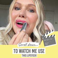 Scroll down to watch Mii Cosmetics Hydraboost Lip Lover Lipsitck in shade Rosie Posie in action