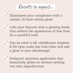 Mii Cosmetics Light Loving Illuminator in Leading Lady results to expect