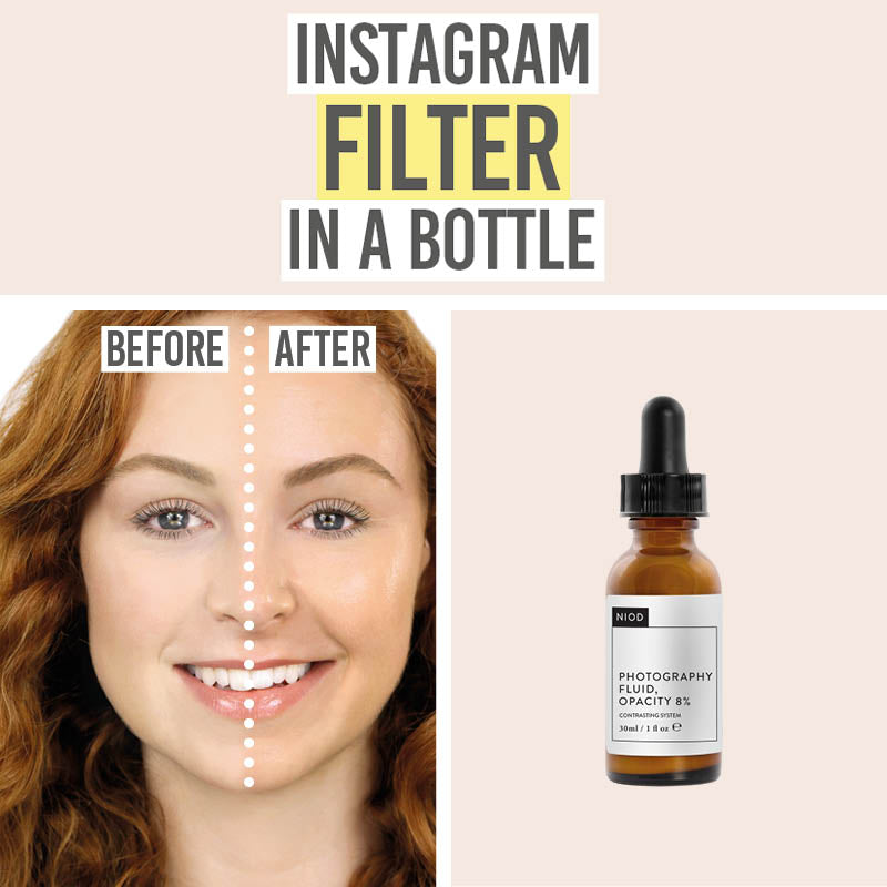 NIOD Photography Fluid Tan 8% Before and After results