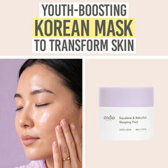 Ondo Beauty Squalane & Bakuchiol Sleeping Pack - Beauty and the Boutique - Youth-boosting Koran mask to transform skin