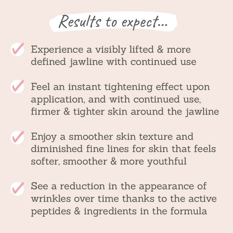 Prai Ageless Jawline Uplift Serum results to expect