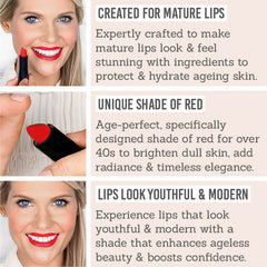 Benefits of Rageism Beauty Matte Lipstick in Scarlett