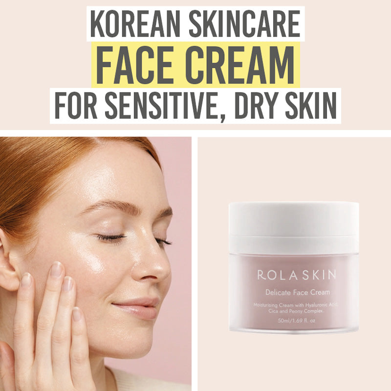 Rola Skin Delicate Face Cream - Beauty and the Boutique - Korean skincare face cream for sensitive. dry skin