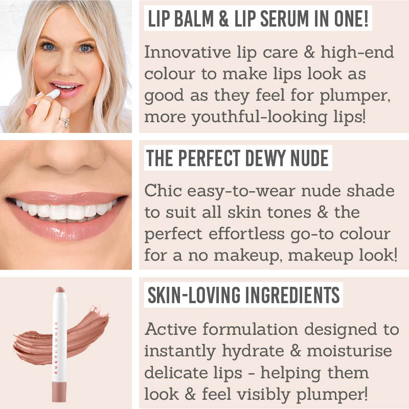 Benefits of Ruby Hammer Lip Serum Balm in Nude