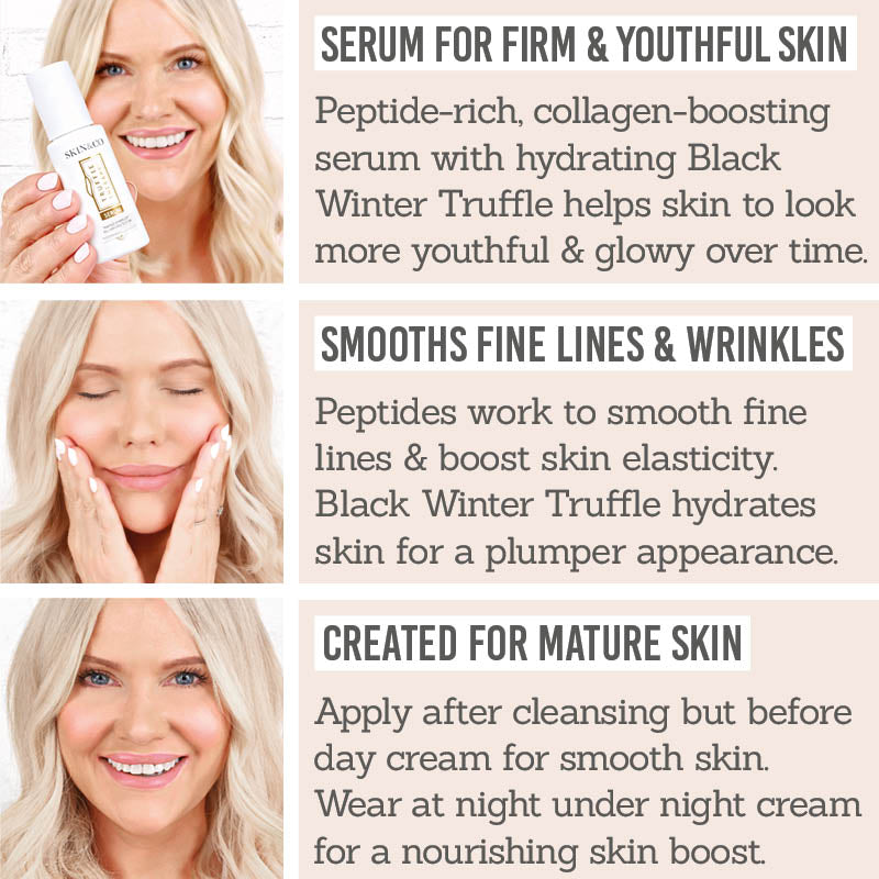 Skin & Co Glow Elixir Serum Key Benefits - Serum for firm & youthful skin, smooths fine lines & wrinkles, created for mature skin