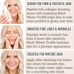 Skin & Co Glow Elixir Serum Key Benefits - Serum for firm & youthful skin, smooths fine lines & wrinkles, created for mature skin
