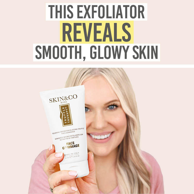 Skin & Co Truffle Therapy Face Gommage Micro-Exfoliator – Beauty and the Boutique – This exfoliator reveals smooth, glowy skin