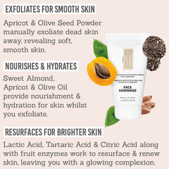 Skin & Co Truffle Therapy Face Gommage Micro-Exfoliator - Exfoliates for smooth skin, nourishes & hydrates, resurfaces for brighter skin