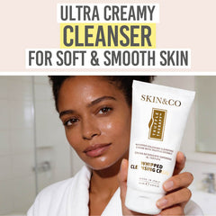 Skin & Co Truffle Therapy Whipped Cleansing Cream - Beauty and the Boutique - Ultra creamy cleanser for soft & smooth skin