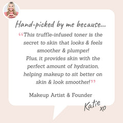 Skin & Co Truffle Therapy Face Toner - Hand-picked by Katie for plumping & smoothing skin & helping makeup sit better! 