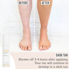 Sontse Golden Hour Express Self-Tan Mousse - how to create a dark tan