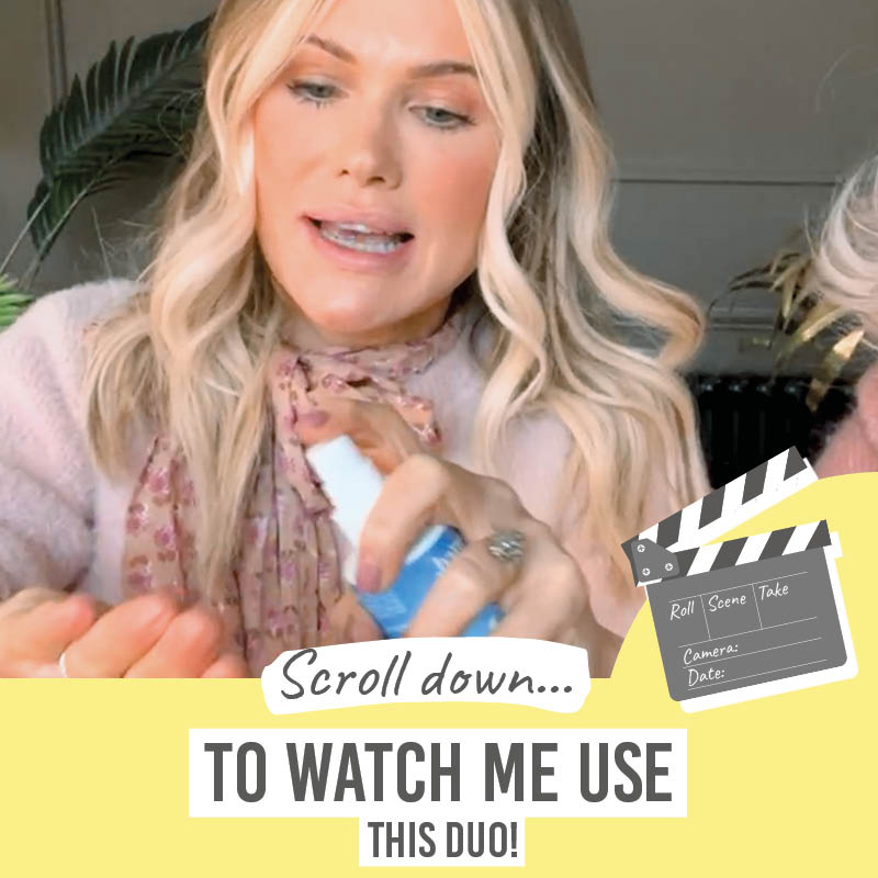 Scroll down to watch me use this Sorted Skin Intensive Rescue Spray and Moisturiser Duo