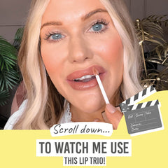 Scroll down to watch me use this SOSU Natural Nude Lip Trio