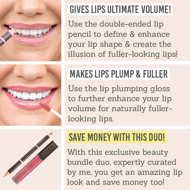Studio 10 Lip Liner and Plumping Lip Gloss benefits