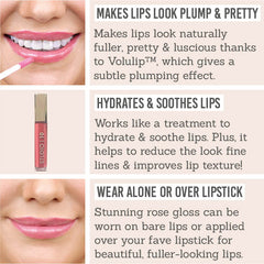 Benefits of Studio 10 Plumping Lip Gloss in Rose