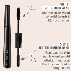 Studio 10 Perfect Lash Brown Mascara how to use your mascara