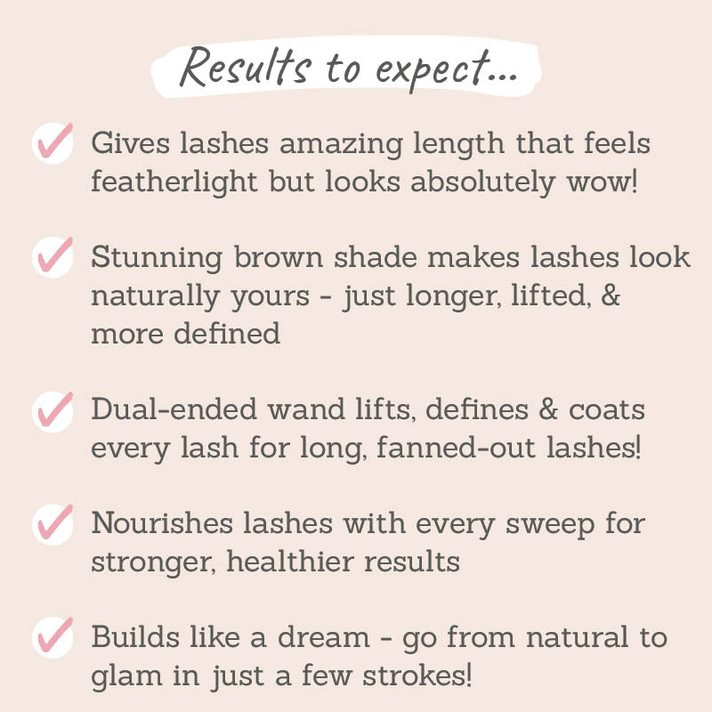 Studio 10 Perfect Lash Brown Mascara results to expect