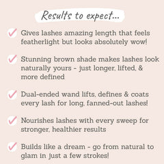 Studio 10 Perfect Lash Brown Mascara results to expect