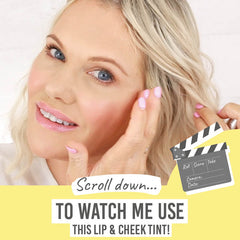 Scroll down to watch the Studio 10 Wake Up & Glow Lip & Cheek Tint video