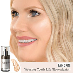 Studio 10 Youth Lift Glow Plexion results on fair skin