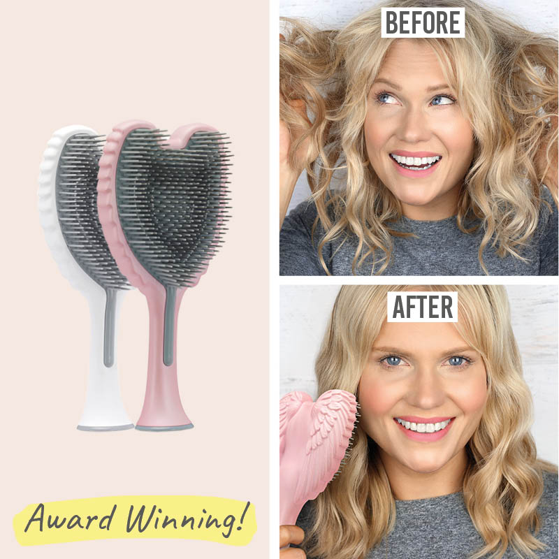 Tangle Angel Hairbrush before and after results