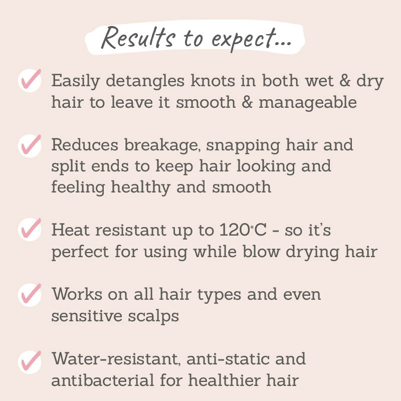 Tangle Angel Hairbrush results to expect