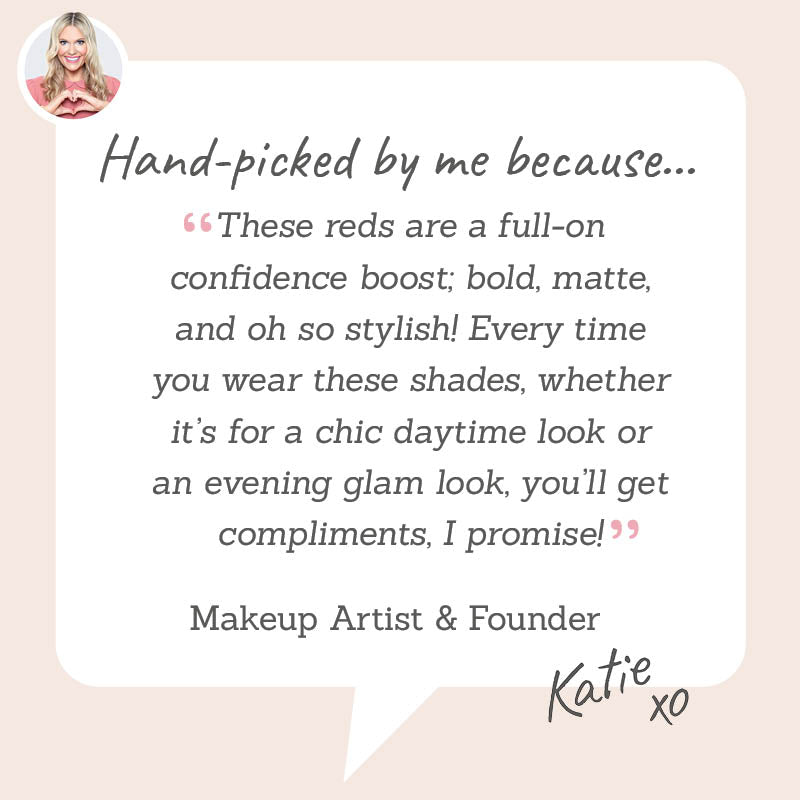 theBalm Meet Matt(e) Hughes Liquid Lipstick in Loyal & Devoted- Hand-picked by Katie for their bold & stylish confidence boosting colours!