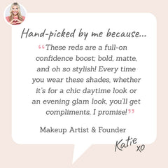 theBalm Meet Matt(e) Hughes Liquid Lipstick in Loyal & Devoted- Hand-picked by Katie for their bold & stylish confidence boosting colours!