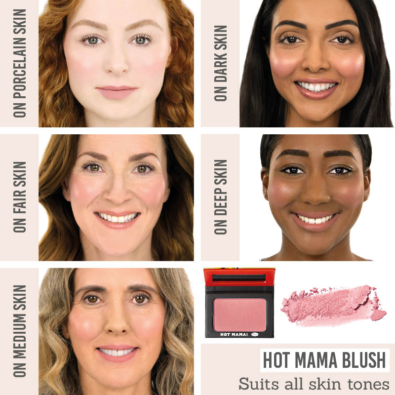 theBalm Hot Mama Blush Radiant PeachyPink Flush Beauty and the