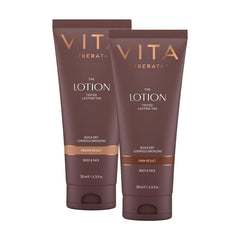 Vita Liberata Tinted Lasting Tan Lotion in shades Medium & Dark