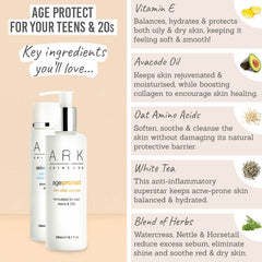 Ark Skincare Cleansing Duo Age Protect ingredeints